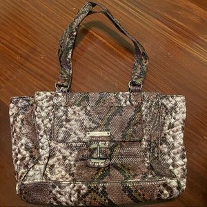 Nine West Snakeskin Shoulder Bag